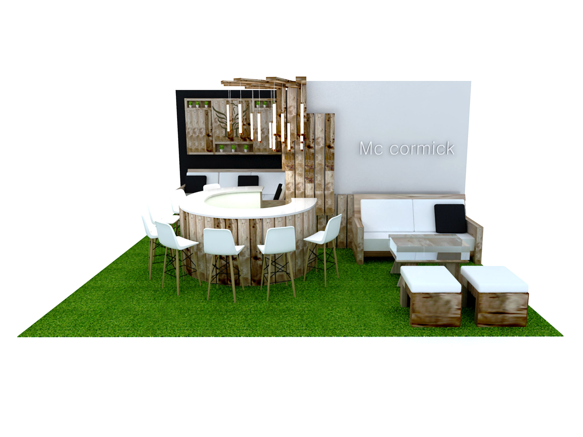 Mc cormick Exhibition Design 3D Rendering